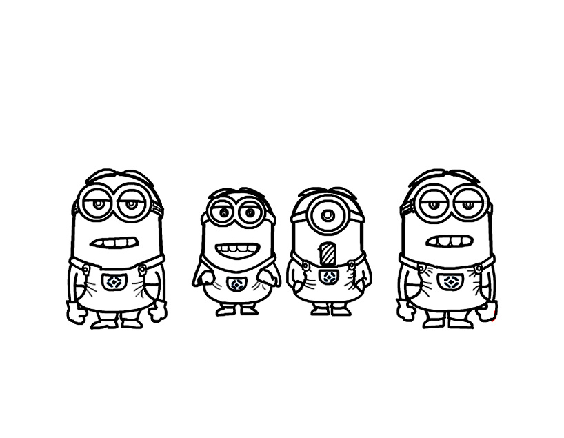 despicable me girl minion coloring pages