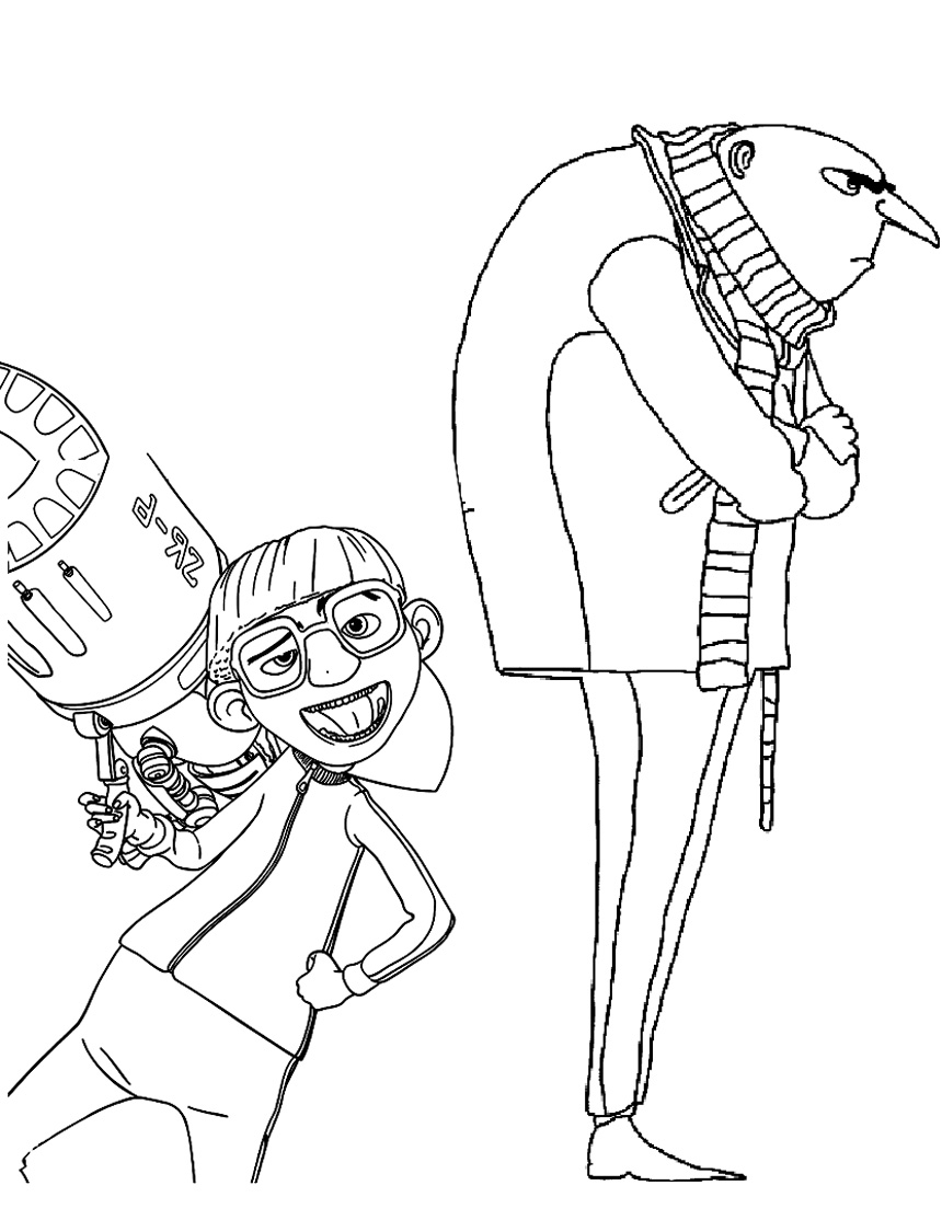 Despicable Me 3 Coloring Pages For Kids