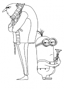 despicable me 2 coloring pages for kids