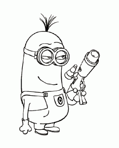 despicable me margo coloring pages