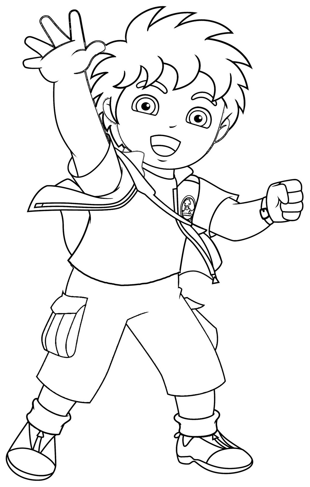 Diego Halloween Coloring Pages