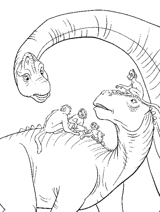 Download Dinosaurs To Print From The Disney Movie Dinosaurs Kids Coloring Pages