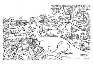 740 Coloring Pages Dinosaurs Pdf  Latest HD