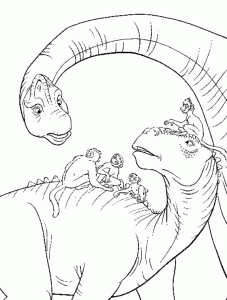 dinosaurs free printable coloring pages for kids
