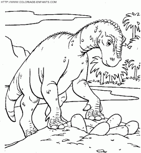Dinosaurs - Free printable Coloring pages for kids