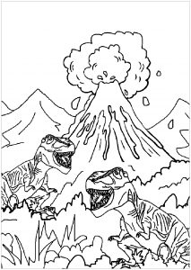 Dinosaurs Free Printable Coloring Pages For Kids