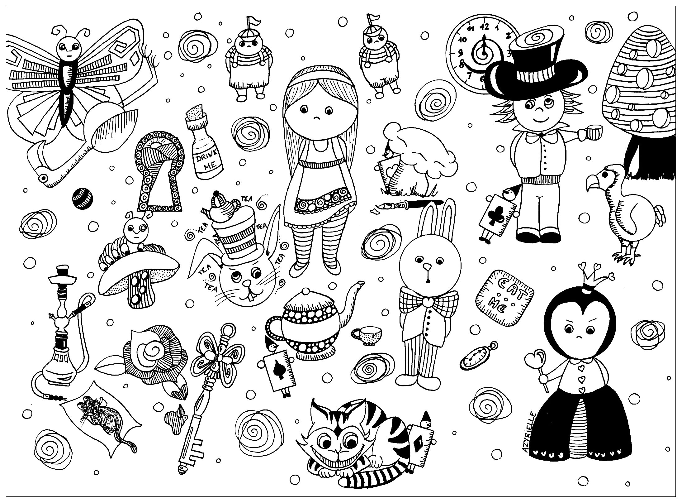 Doodle Art To Download Doodle Art Kids Coloring Pages