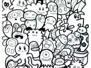 Doodle Art Coloring Pages for Kids