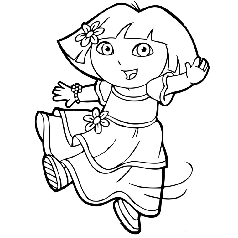 How to Draw Dora Buji step by step | Easy dora buji Drawing for kids -  YouTube
