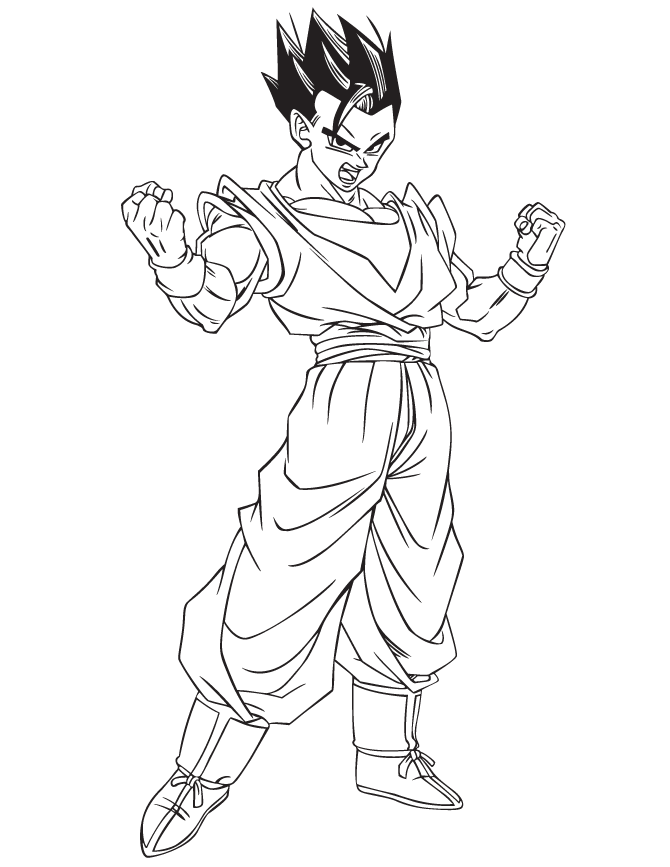 krillin coloring pages