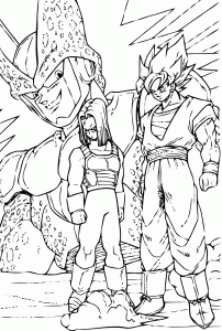 Dragon Ball Z Free Printable Coloring Pages For Kids