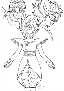 Dragon Ball Z Free Printable Coloring Pages For Kids