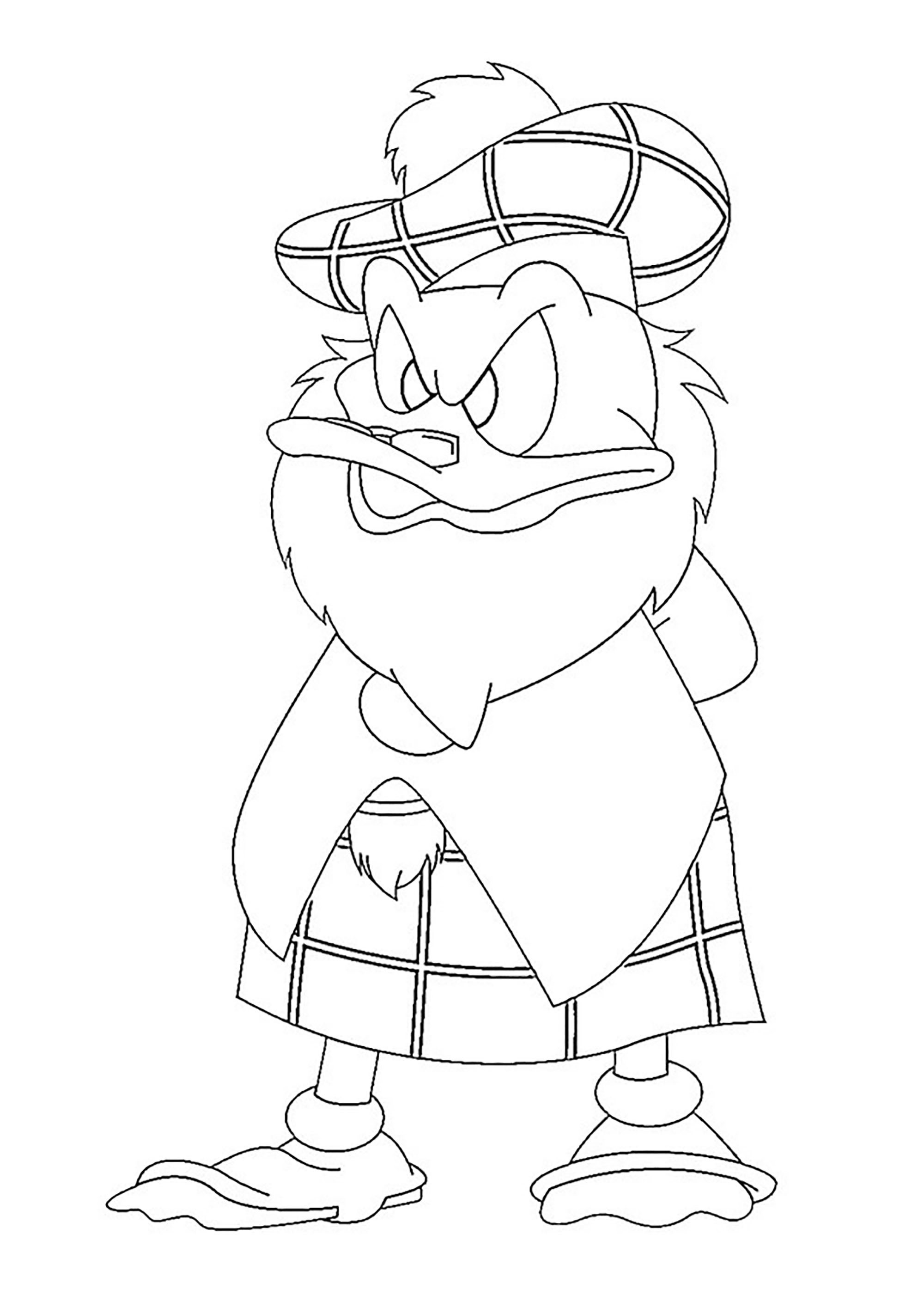 Flintheart Glomgold - DuckTales Coloring Pages for Kids