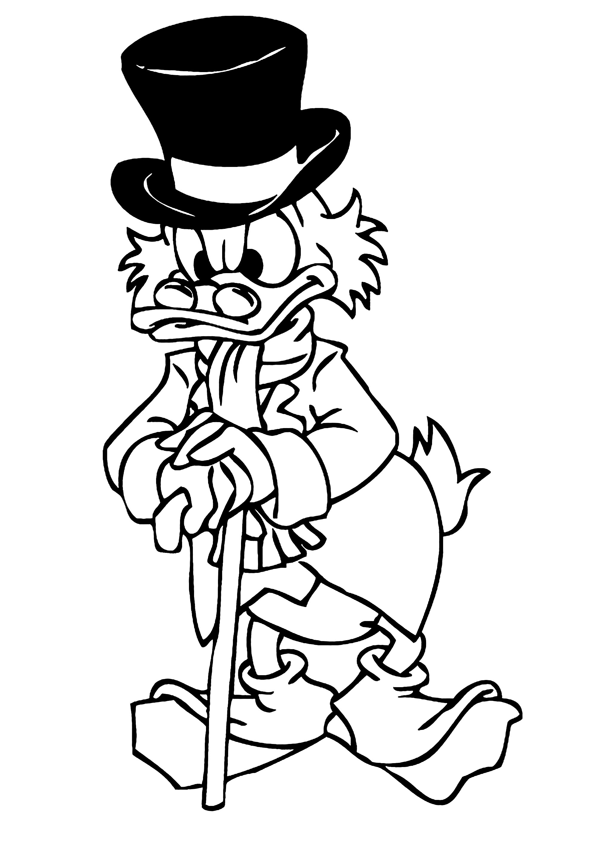 Balthazar Picsou - DuckTales Coloring Pages for Kids