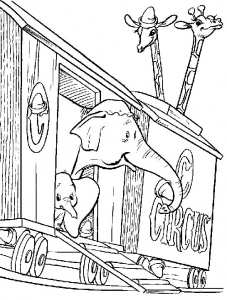 Dumbo Free Printable Coloring Pages For Kids