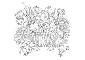 Easter - Free printable Coloring pages for kids