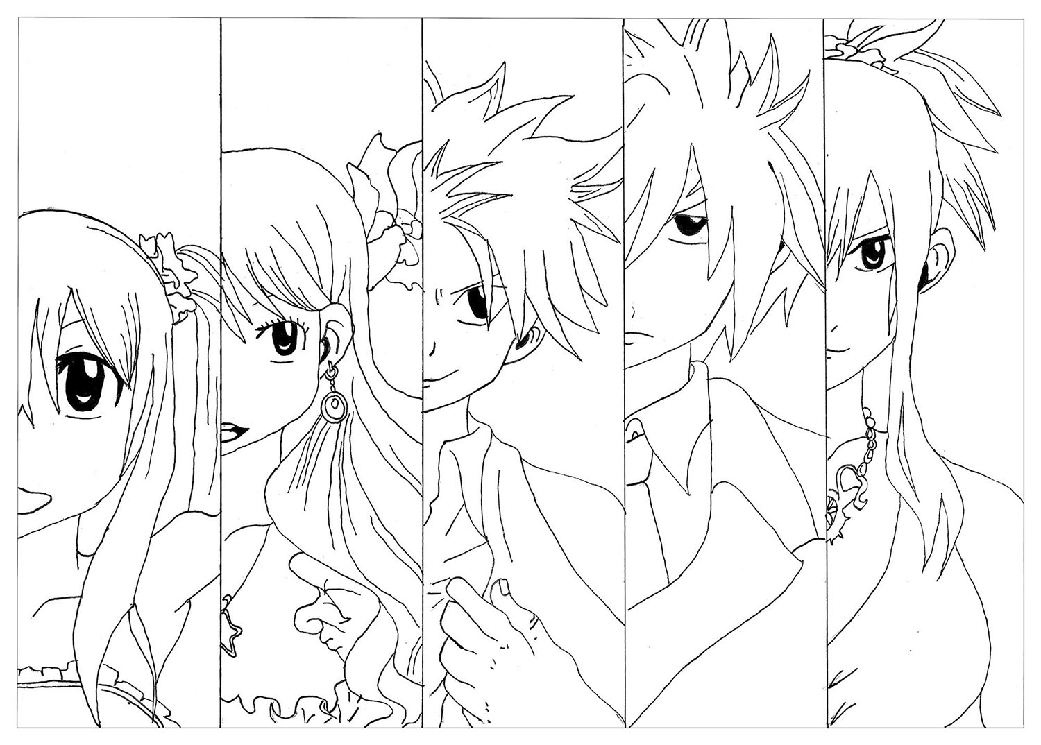 Free Fairy tail coloring pages to print - Fairy tail Kids Coloring Pages