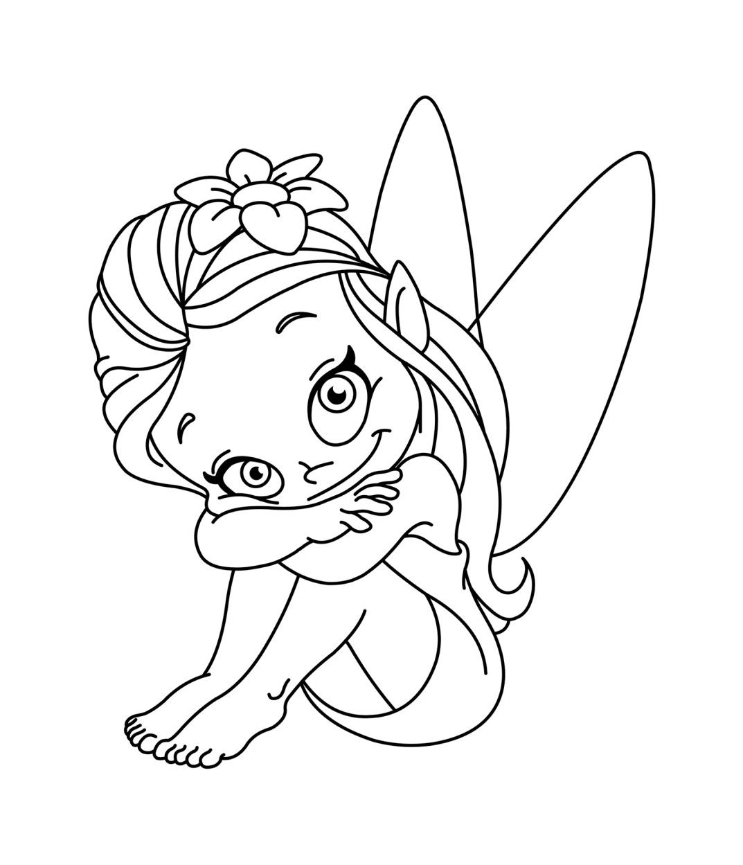How to draw a Fairy | Easy Fairy Drawing for Kids | Drawing for a - YouTube