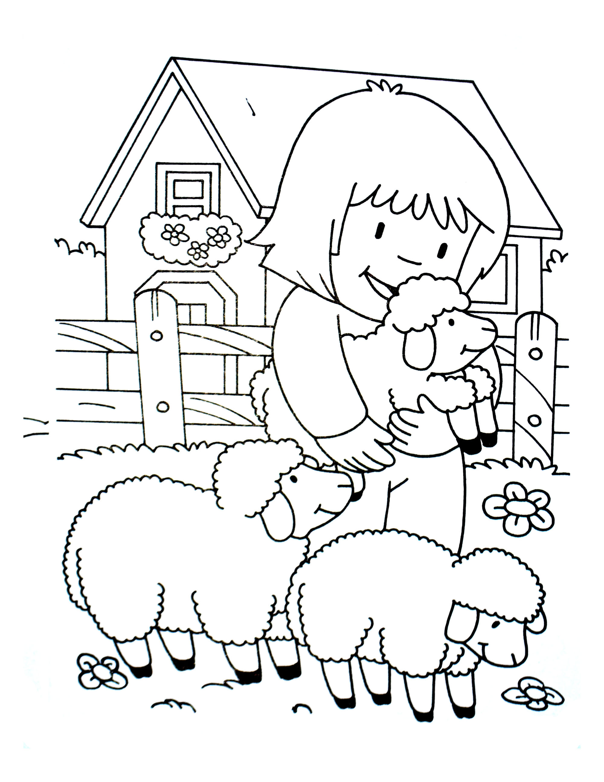 Free Printable Farm Coloring Pages Farm Kids Coloring Pages