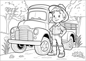 farmers wife coloring pages