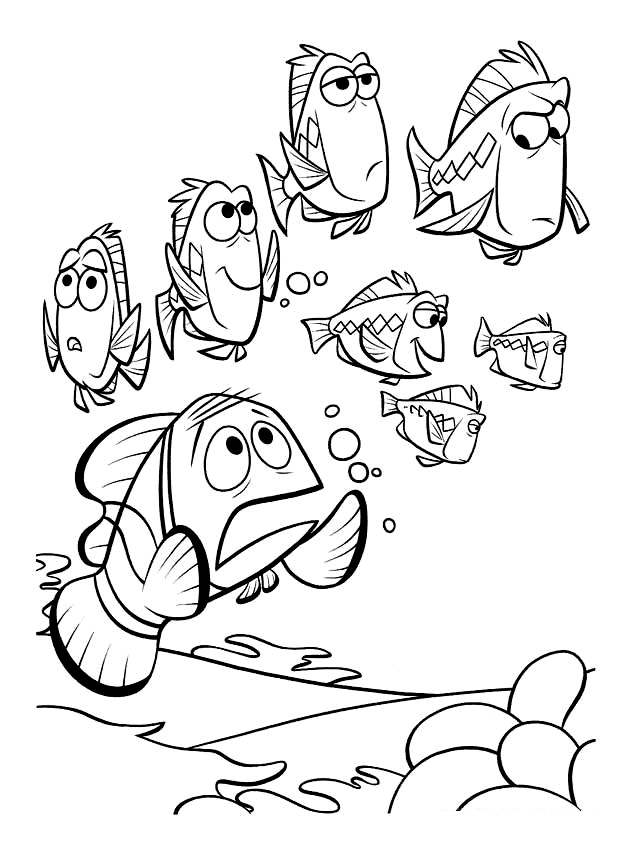Free Finding Nemo drawing to print and color - Finding Nemo Kids ...