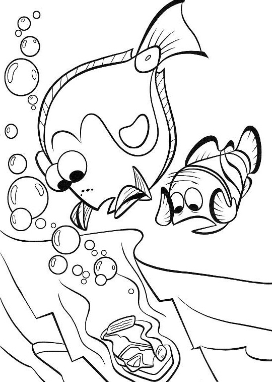 Finding Nemo coloring pages to print for kids - Finding Nemo Kids ...