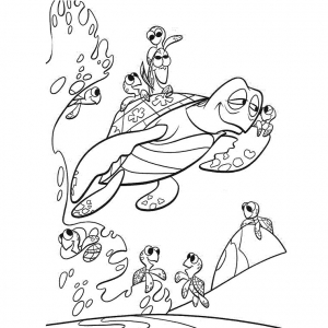 Free Coloring Pages Finding Nemo - Finding Nemo Coloring Pages A Free