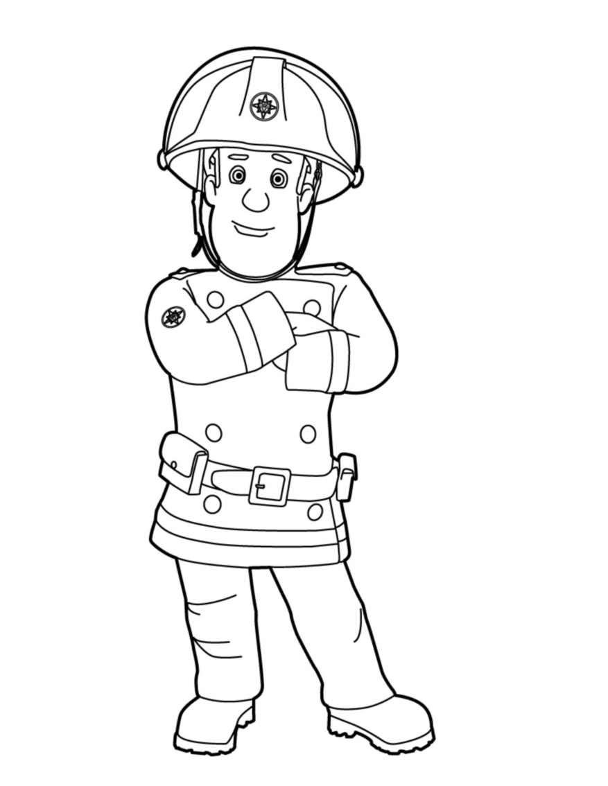 Sam-le-pompier-03 vqh source - Fireman Sam Kids Coloring Pages
