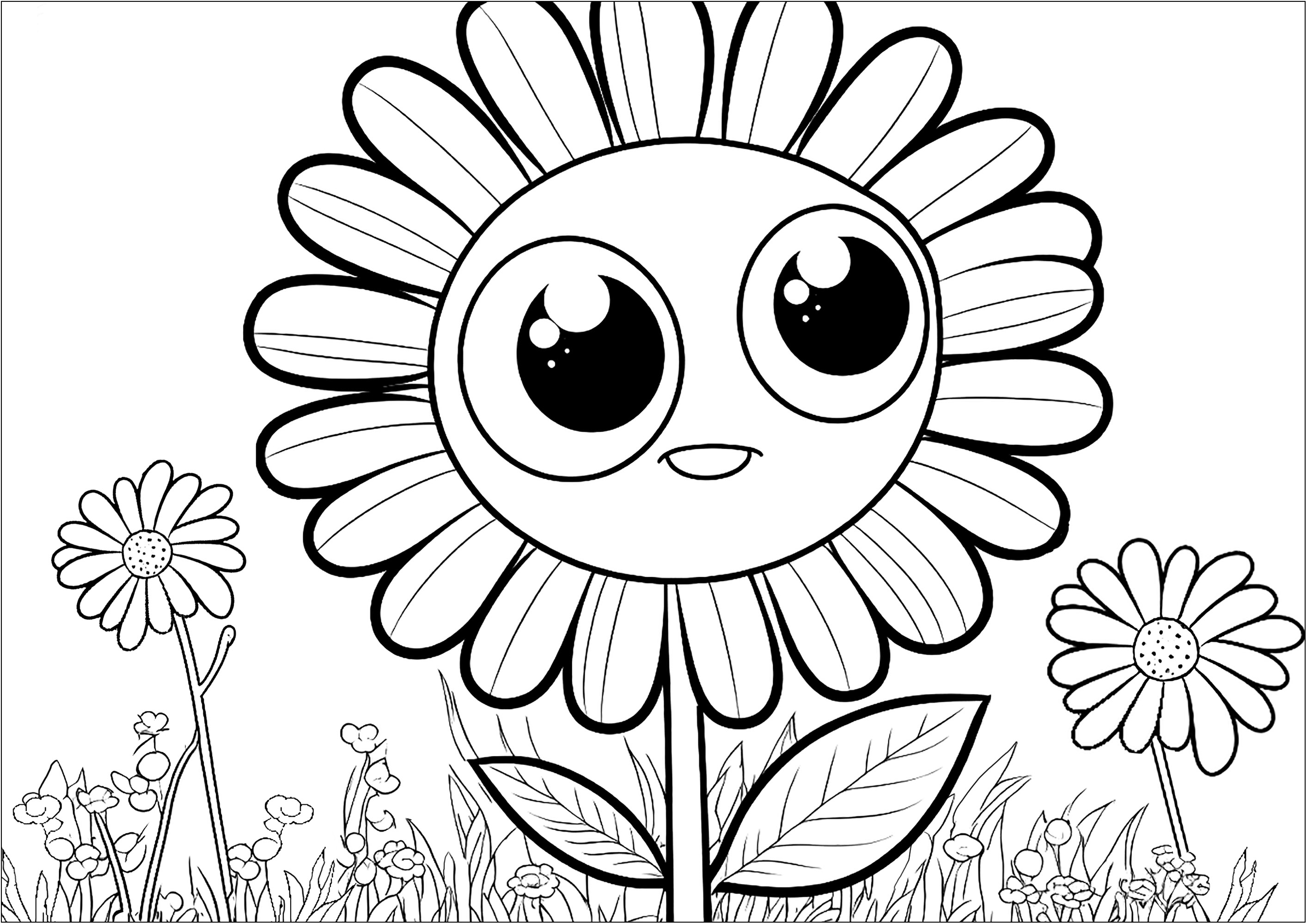 Cute Flower Drawing for Kids | flower, tutorial, drawing | How to draw a  flower with these easy step by step tutorial | By KidpidFacebook