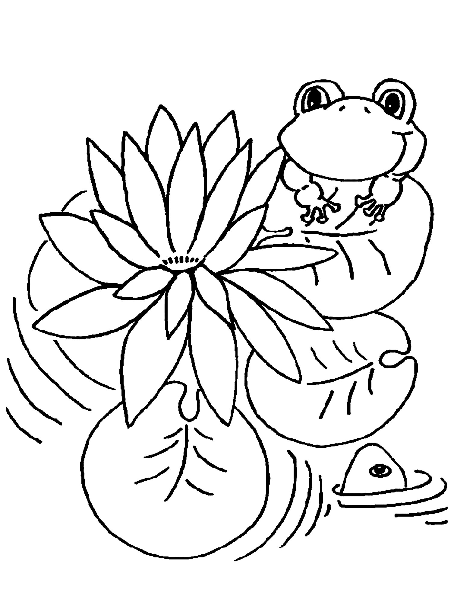frogs-kids-coloring-pages