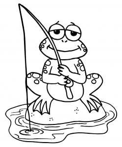 froggy books coloring pages