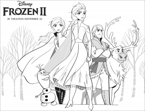 Download Frozen 2 Free Printable Coloring Pages For Kids
