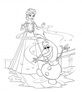 Frozen Coloring Pages Disney Free printable Coloring pages for kids