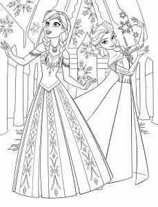 95 Collection Free Coloring Pages Princess Elsa  Latest HD