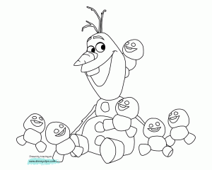 frozen free printable coloring pages for kids