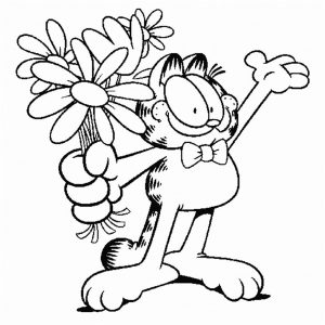 Garfield Free printable Coloring pages for kids