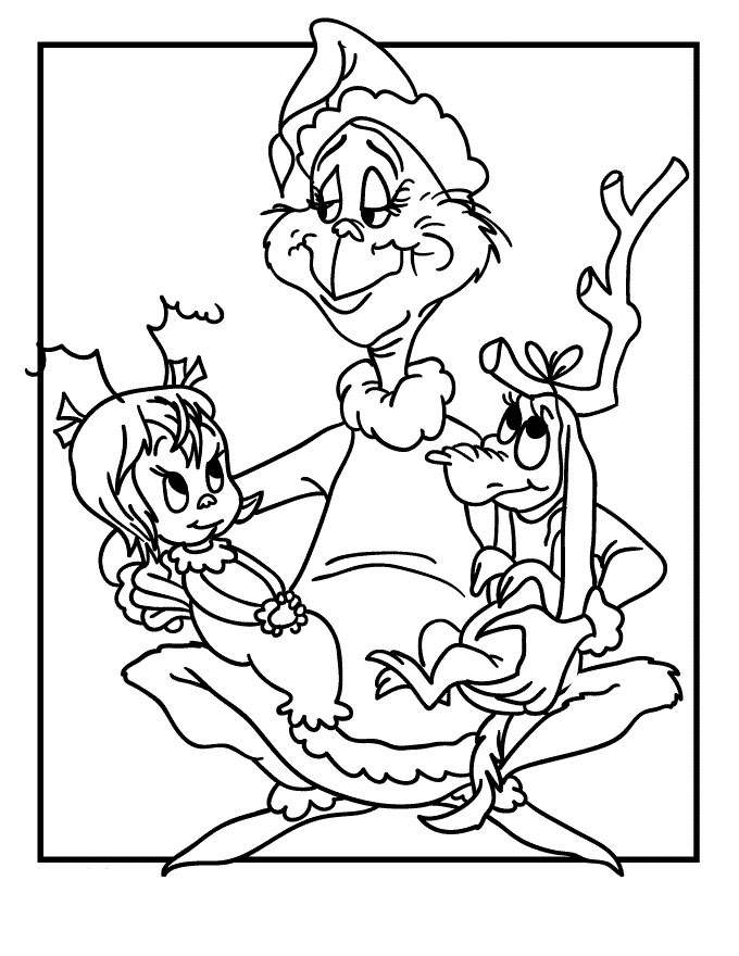 Download The Grinch - The Grinch Kids Coloring Pages