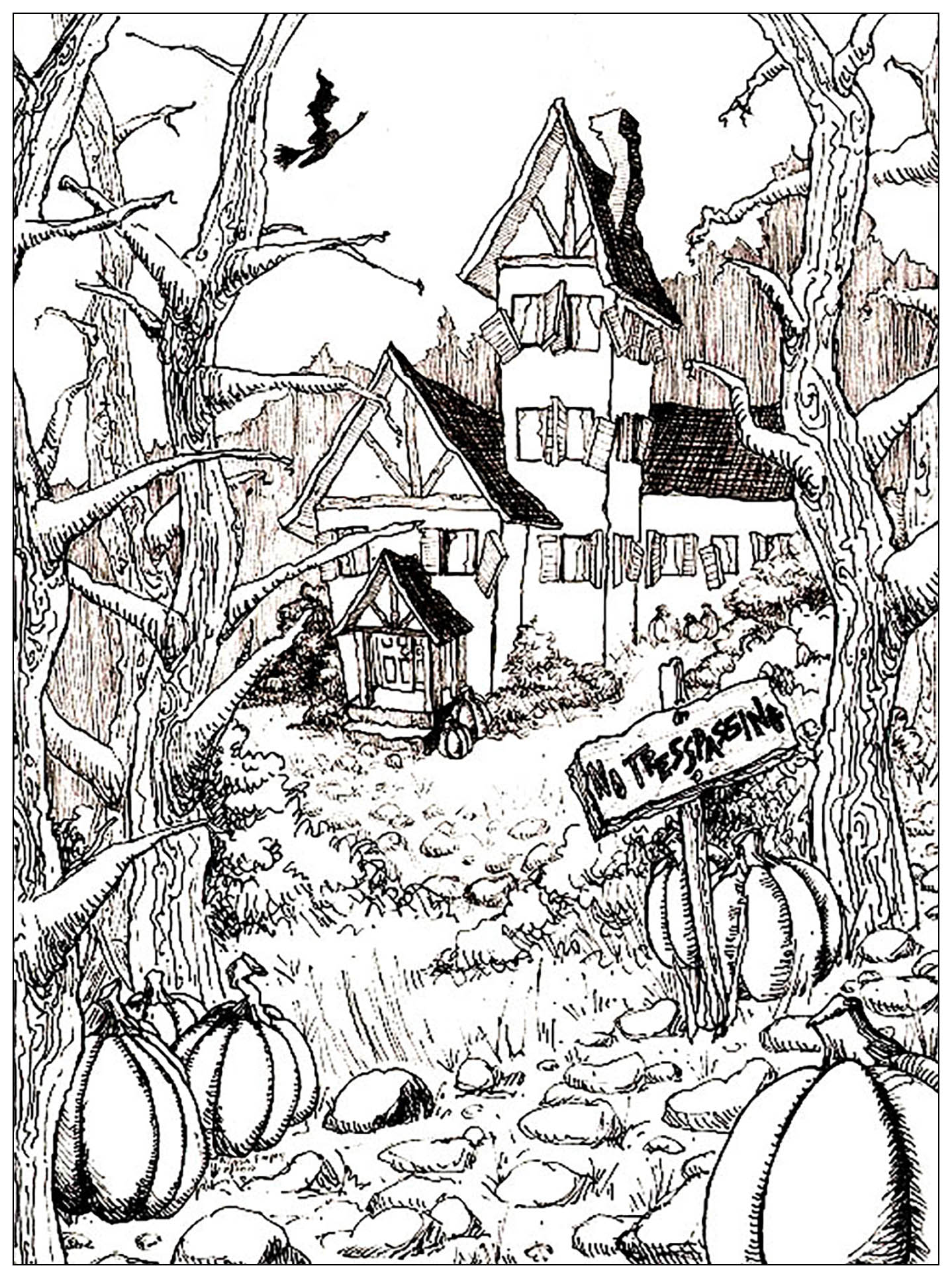 free coloring pages for kids halloween