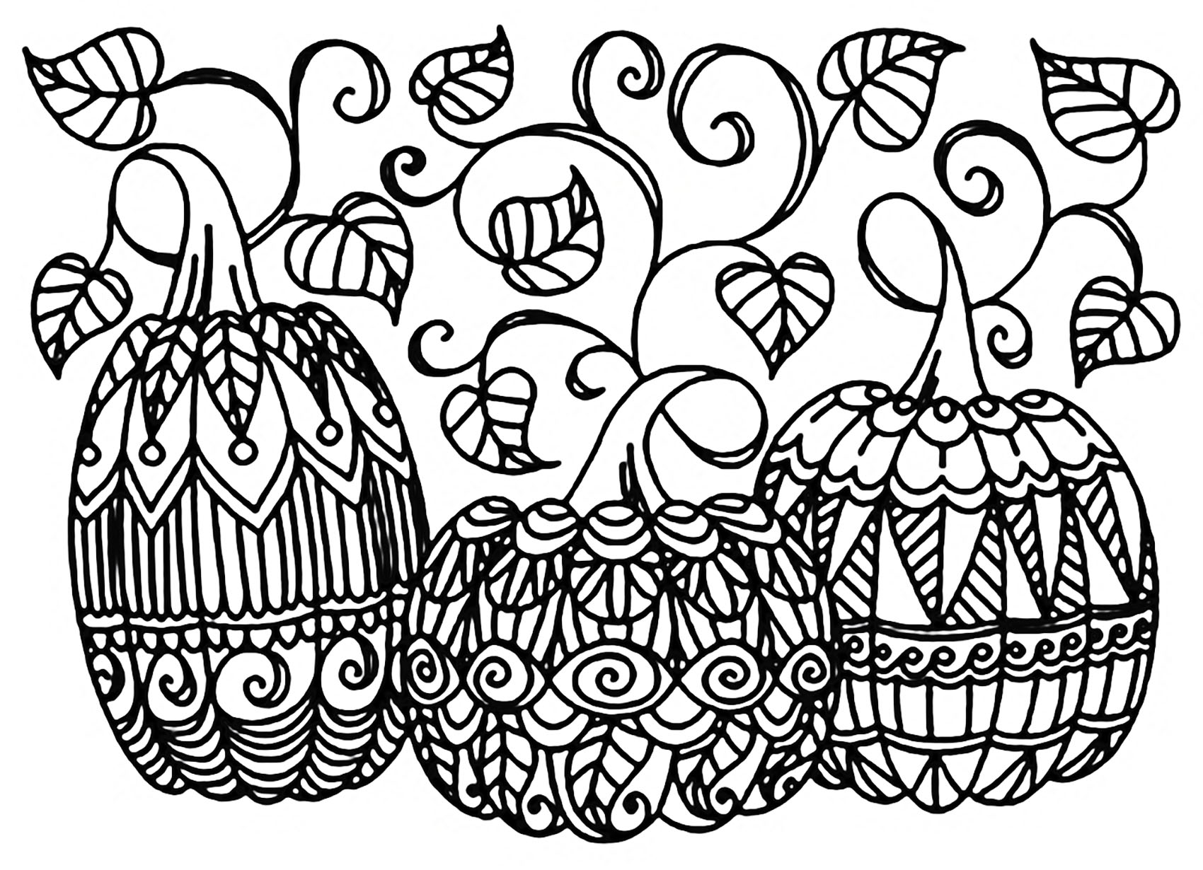 Free Halloween coloring pages to download - Halloween Kids Coloring Pages