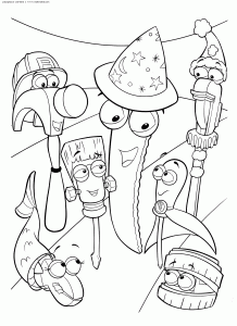 Handy Manny - Free printable Coloring pages for kids