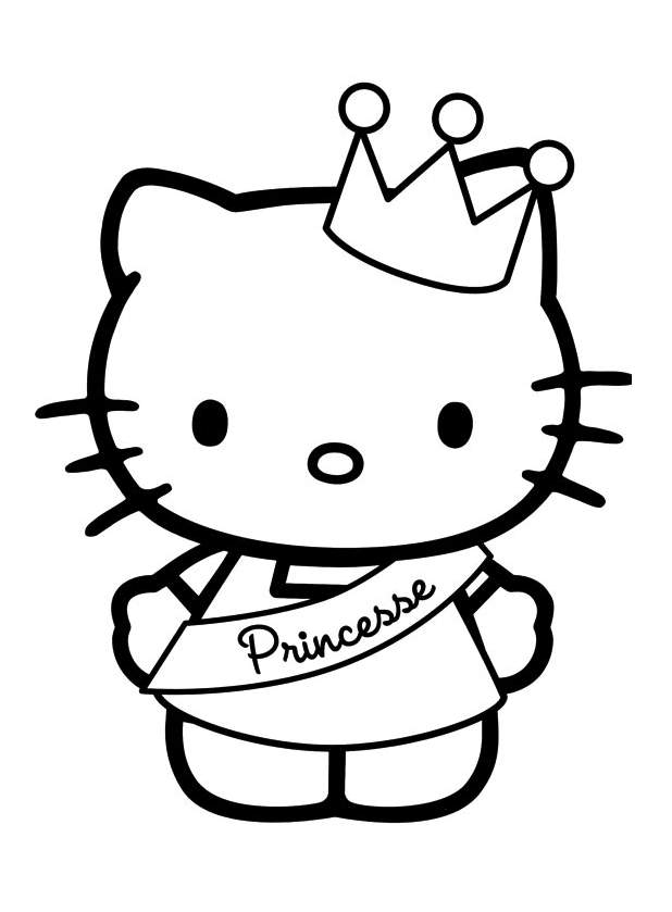 Thanksgiving 47+ Hello Kitty Train Coloring Pages , Sheets and Pictures