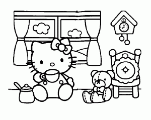 770 Coloring Pages For Hello Kitty Pictures
