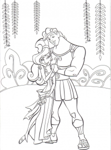 Hercules - Free printable Coloring pages for kids
