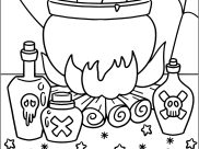 Printable Hocus Pocus coloring sheets for Kids