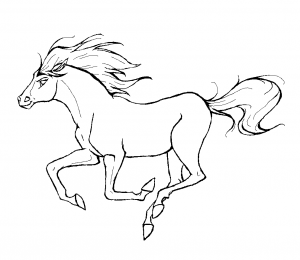 Horses Free Printable Coloring Pages For Kids
