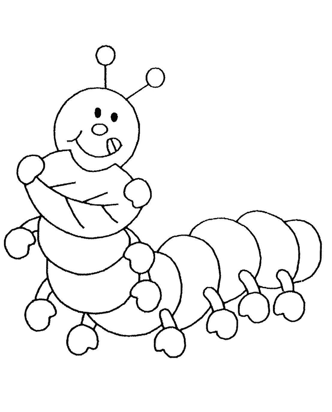 Insect Childrens Coloring Sheets 3