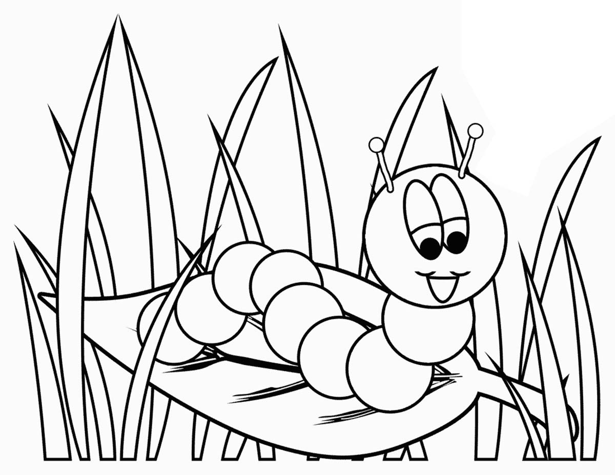 824 Cartoon Kids Coloring Pages Bugs for Adult