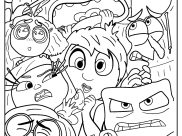 Printable Inside Out 2 coloring sheets for Kids