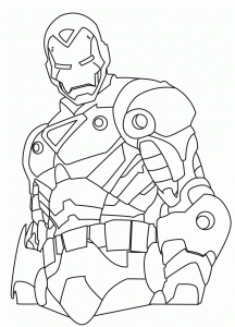 Iron Man Free Printable Coloring Pages For Kids