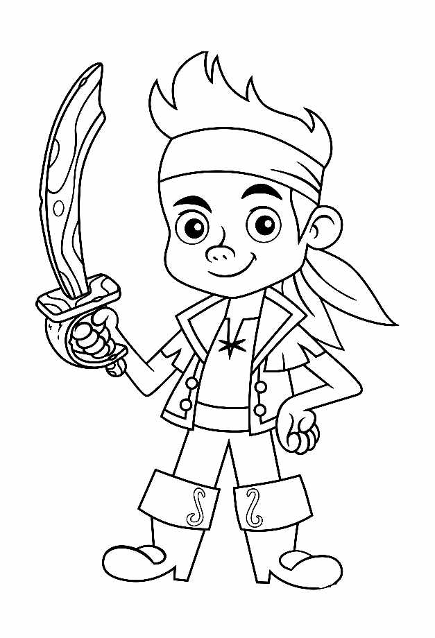 jake and the neverland pirates coloring pages